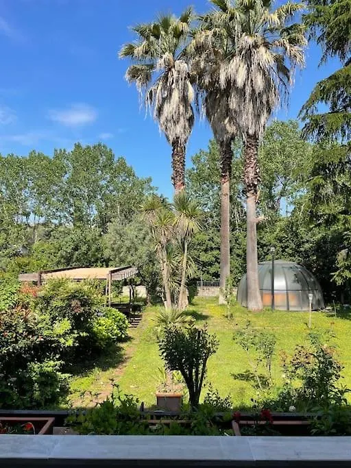 Villa La Dolce Vita - A Tropical Garden In Rome Italy